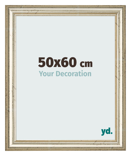 Photo Frame 50x60cm Metallic Gloss MDF Lazio Front Size | Yourdecoration.co.uk