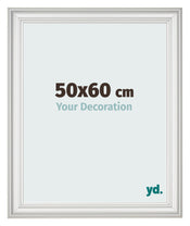 Photo Frame 50x60cm White Swept MDF Lazio Front Size | Yourdecoration.co.uk