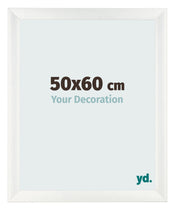 Photo Frame 50x60cm White Vintage MDF Pisa Front Size | Yourdecoration.co.uk