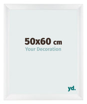 Photo Frame 50x60cm White Vintage MDF Pisa Front Size | Yourdecoration.co.uk