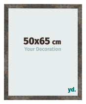 Photo Frame 50x65 cm Oxidized Metal MDF Bologna Front Size | Yourdecoration.co.uk