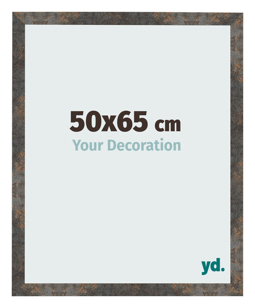 Photo Frame 50x65 cm Oxidized Metal MDF Bologna Front Size | Yourdecoration.co.uk