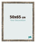Photo Frame 50x65cm Blue Gold Melange MDF Bologna Front Size | Yourdecoration.co.uk