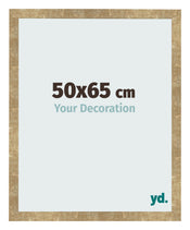 Photo Frame 50x65cm Gold Antique MDF Bologna Front Size | Yourdecoration.co.uk