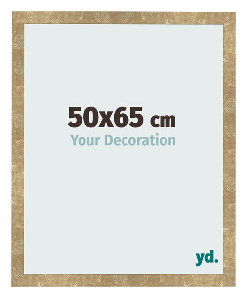Photo Frame 50x65cm Gold Antique MDF Bologna Front Size | Yourdecoration.co.uk