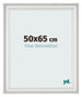 Photo Frame 50x65cm White Swept MDF Lazio Front Size | Yourdecoration.co.uk
