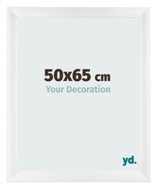 Photo Frame 50x65cm White Vintage MDF Pisa Front Size | Yourdecoration.co.uk