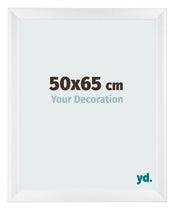 Photo Frame 50x65cm White Vintage MDF Pisa Front Size | Yourdecoration.co.uk