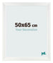 Photo Frame 50x65cm White Vintage MDF Pisa Front Size | Yourdecoration.co.uk