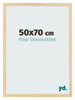 Photo Frame 50x70cm Beech Design MDF Bologna Front Size | Yourdecoration.co.uk