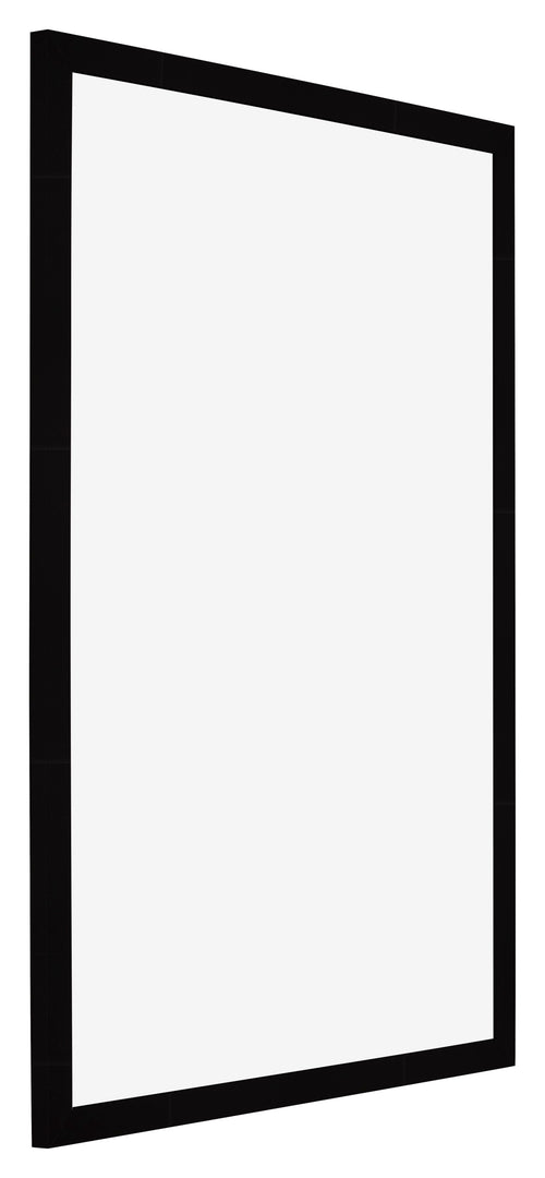 Photo Frame 50x70cm Black High Gloss MDF Bologna Front Oblique | Yourdecoration.co.uk
