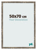 Photo Frame 50x70cm Blue Gold Melange MDF Bologna Front Size | Yourdecoration.co.uk