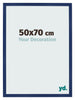 Photo Frame 50x70cm Dark Blue Swept MDF Bologna Front Size | Yourdecoration.co.uk