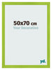 Photo Frame 50x70cm Green MDF Pisa Front Size | Yourdecoration.co.uk