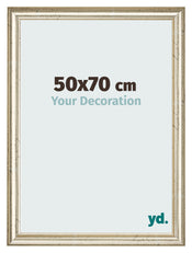 Photo Frame 50x70cm Metallic Gloss MDF Lazio Front Size | Yourdecoration.co.uk