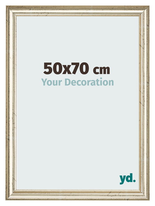 Photo Frame 50x70cm Metallic Gloss MDF Lazio Front Size | Yourdecoration.co.uk