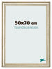 Photo Frame 50x70cm Metallic Gloss MDF Lazio Front Size | Yourdecoration.co.uk