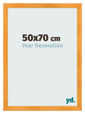 Photo Frame 50x70cm Orange MDF Pisa Front Size | Yourdecoration.co.uk