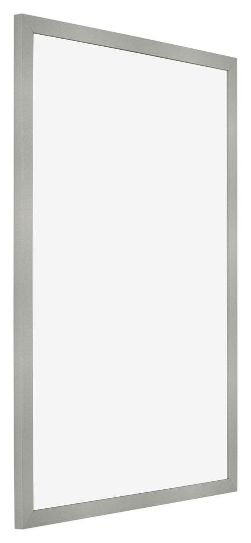Photo Frame 50x70cm Silver Matte MDF Bologna Front Oblique | Yourdecoration.co.uk