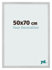 Photo Frame 50x70cm Stainless Steel MDF Bologna Front Size | Yourdecoration.co.uk