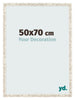Photo Frame 50x70cm White Vintage MDF Bologna Front Size | Yourdecoration.co.uk