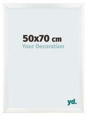 Photo Frame 50x70cm White Vintage MDF Pisa Front Size | Yourdecoration.co.uk
