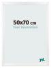Photo Frame 50x70cm White Vintage MDF Pisa Front Size | Yourdecoration.co.uk