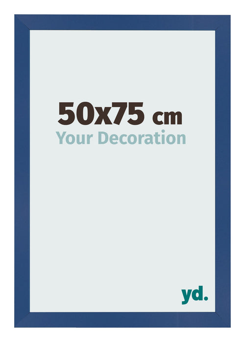 Photo Frame 50x75 cm Dark Blue MDF Bologna Front Size | Yourdecoration.co.uk