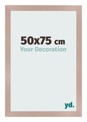 Photo Frame 50x75 cm Dusty Pink MDF Bologna Front Size | Yourdecoration.co.uk