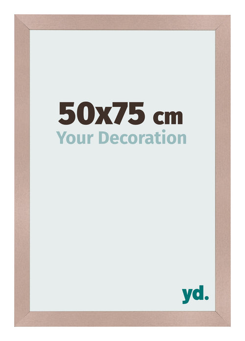 Photo Frame 50x75 cm Dusty Pink MDF Bologna Front Size | Yourdecoration.co.uk