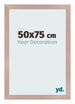 Photo Frame 50x75 cm Dusty Pink MDF Bologna Front Size | Yourdecoration.co.uk