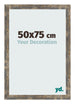 Photo Frame 50x75cm Blue Gold Melange MDF Bologna Front Size | Yourdecoration.co.uk