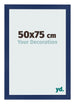 Photo Frame 50x75cm Dark Blue Swept MDF Bologna Front Size | Yourdecoration.co.uk