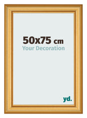 Photo Frame 50x75cm Gold Matte MDF Lazio Front Size | Yourdecoration.co.uk