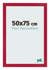 Photo Frame 50x75cm Red MDF Bologna Front Size | Yourdecoration.co.uk