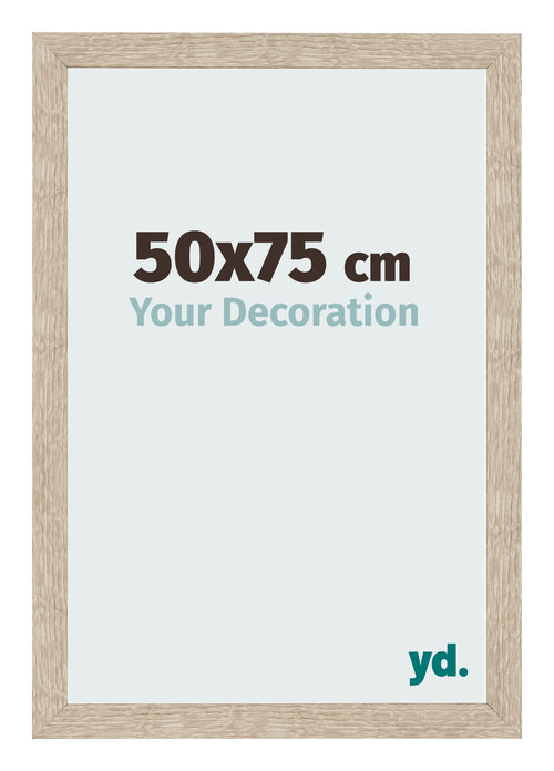 Photo Frame 50x75cm Sonoma Oak MDF Bologna Front Size | Yourdecoration.co.uk