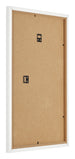 Photo Frame 50x75cm White High Gloss MDF Bologna Back Oblique | Yourdecoration.co.uk
