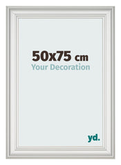 Photo Frame 50x75cm White Swept MDF Lazio Front Size | Yourdecoration.co.uk