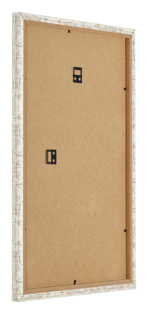 Photo Frame 50x75cm White Vintage MDF Bologna Back Oblique | Yourdecoration.co.uk