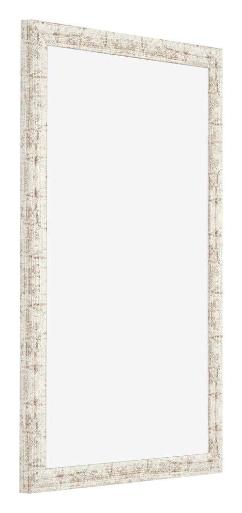 Photo Frame 50x75cm White Vintage MDF Bologna Front Oblique | Yourdecoration.co.uk