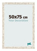 Photo Frame 50x75cm White Vintage MDF Bologna Front Size | Yourdecoration.co.uk