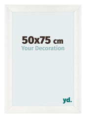 Photo Frame 50x75cm White Vintage MDF Pisa Front Size | Yourdecoration.co.uk