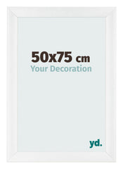 Photo Frame 50x75cm White Vintage MDF Pisa Front Size | Yourdecoration.co.uk