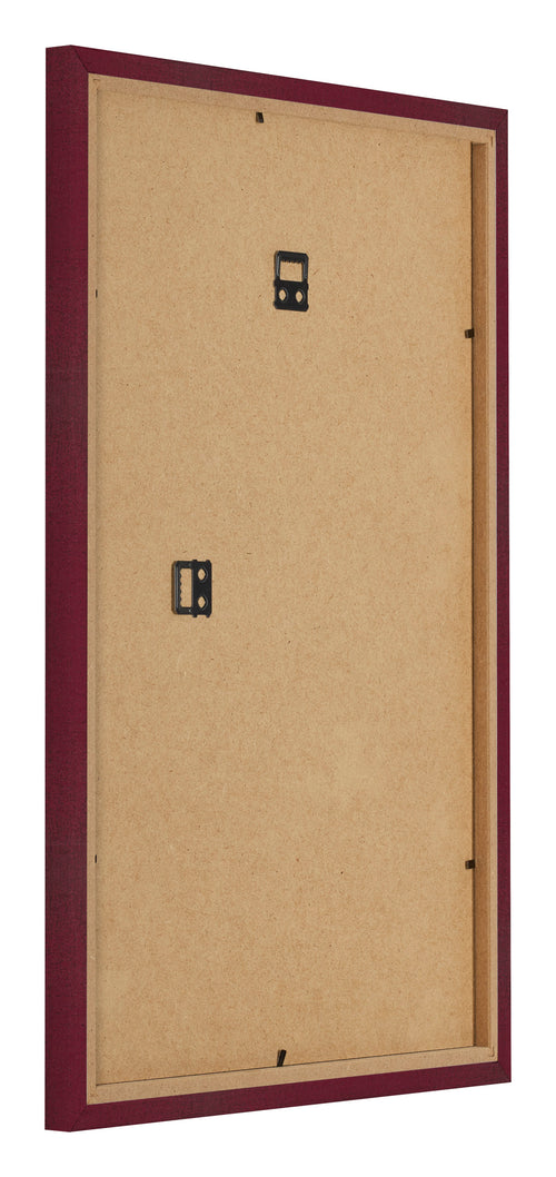 Photo Frame 50x75cm Wine Red Swept MDF Bologna Back Oblique | Yourdecoration.co.uk