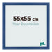 Photo Frame 55x55 cm Dark Blue MDF Bologna Front Size | Yourdecoration.co.uk