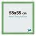 Photo Frame 55x55 cm Green MDF Bologna Front Size | Yourdecoration.co.uk