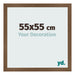 Photo Frame 55x55 cm Oak Rustic MDF Bologna Front Size | Yourdecoration.co.uk