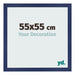 Photo Frame 55x55cm Dark Blue Swept MDF Bologna Front Size | Yourdecoration.co.uk