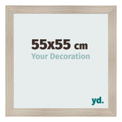 Photo Frame 55x55cm Oak Rustic MDF Pisa Front Size | Yourdecoration.co.uk