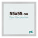 Photo Frame 55x55cm Stainless Steel MDF Bologna Front Size | Yourdecoration.co.uk